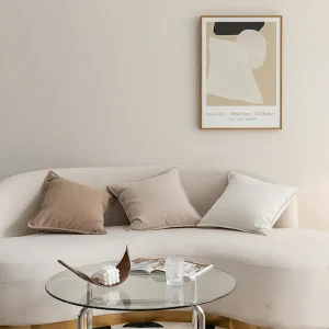 Housse de coussin chenille épaisse nordique pour canapé décor