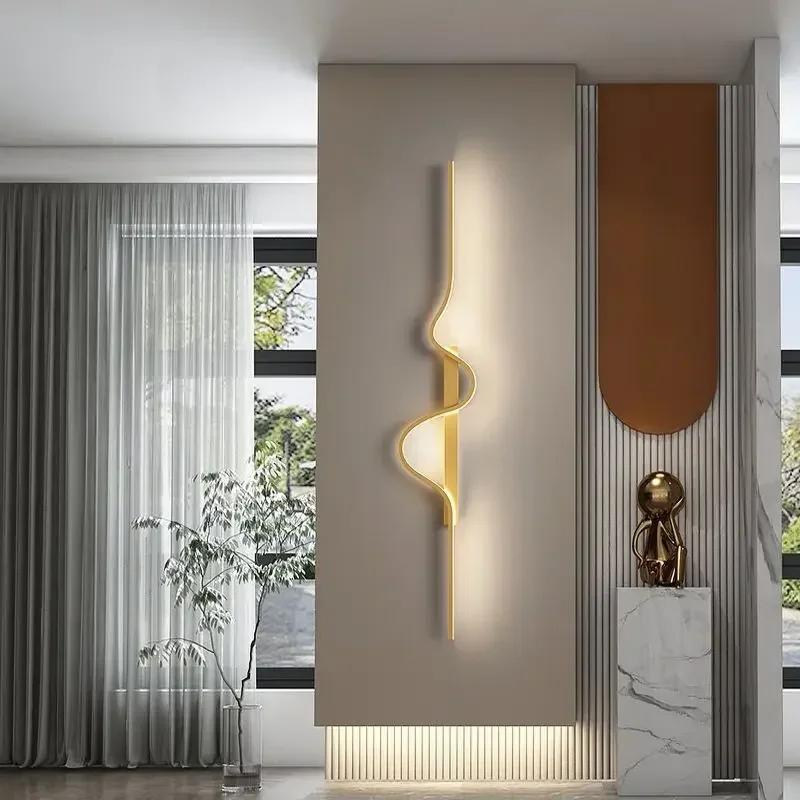 Applique murale LED moderne pour salon, chambre ou bureau - Éclairage décoratif design – Image 3