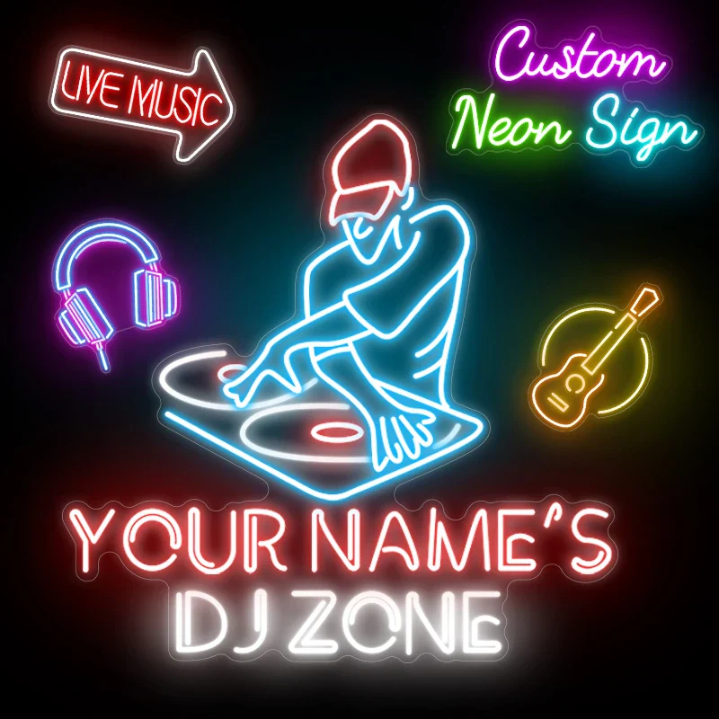 Enseigne au néon personnalisée LED pour décoration intérieure - Créez votre ambiance unique