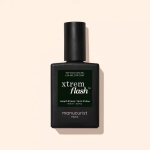 Top coat Gel Xtrem Flash Manucurist – brillance extrême & tenue jusqu&rsquo;à 21 jours Okjo