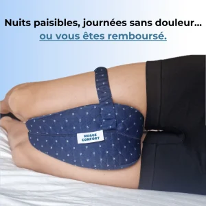 Coussin lombaire pour dormir AligneConfort® – Soulage le dos la nuit