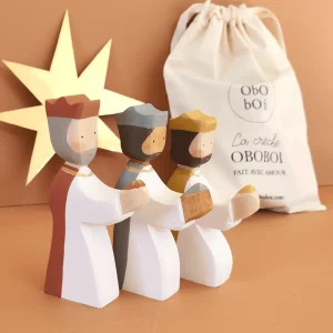 Pack de 3 rois mages / crèche de Noël