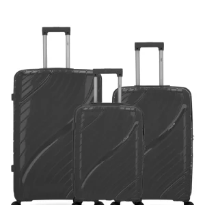 Lot de 3 Valises Rigides Grand Format, Taille Moyenne et Cabine LYRA