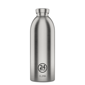 Gourde isotherme 850ml – 24 Bottles – Brushed Steel, grande capacité et élégance intemporelle