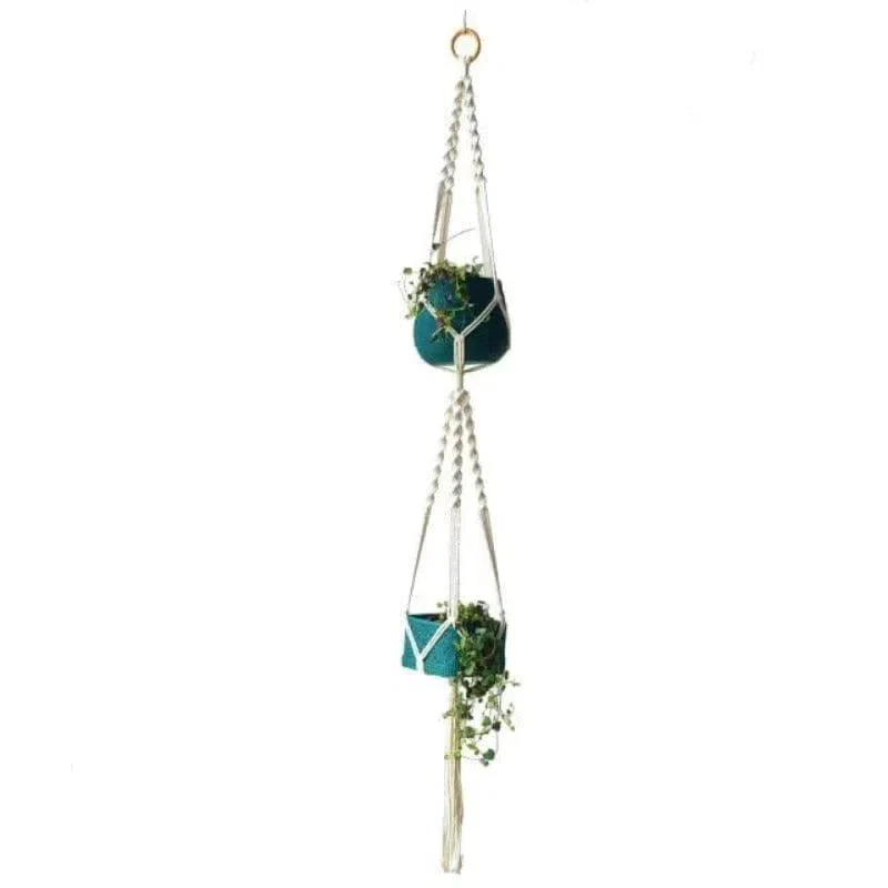 Macramé Suspension Plante – Image 9