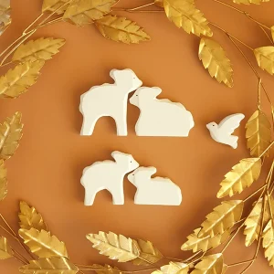 Agneaux pack de 2 / crèche de Noël