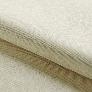 Rideau beige contemporain à motif chevrons texturé