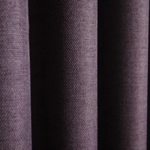 Rideau en Polyester violet foncé à oeillets