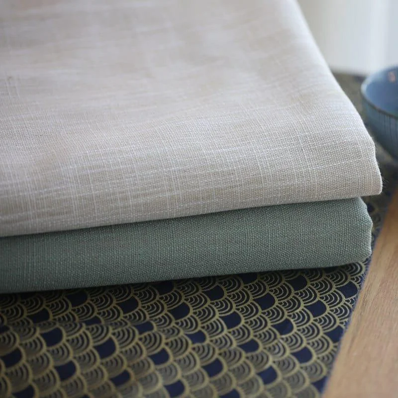 Rideau Imitation Lin Gris Perle – Image 3
