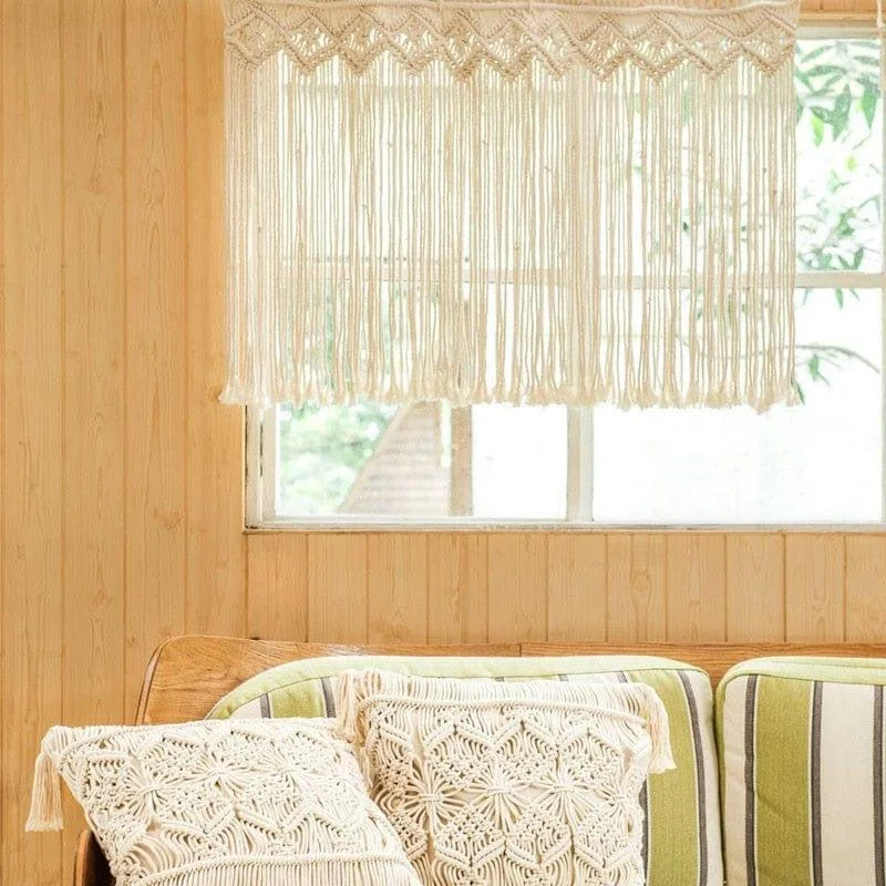 Rideau Macrame Blanc – Image 3