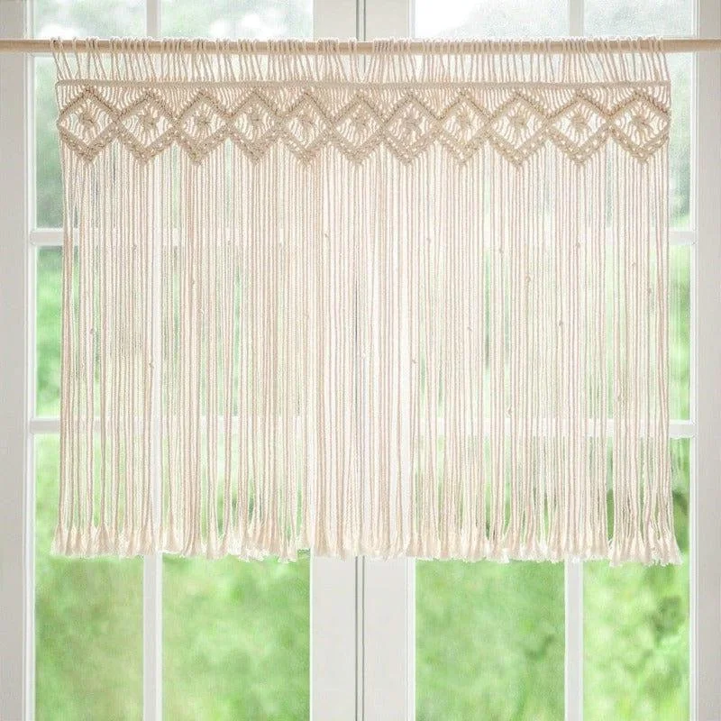 Rideau Macrame Blanc – Image 2