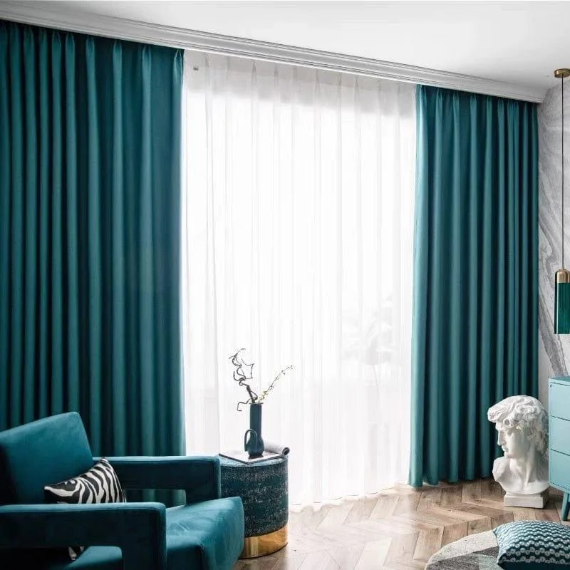Rideau Scandinave Bleu