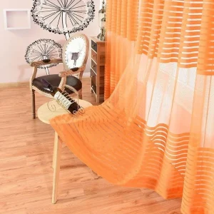 Rideau Voilage Orange