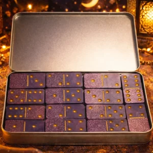 Dominos artisanaux pailletés – Collection 1001 Nuits