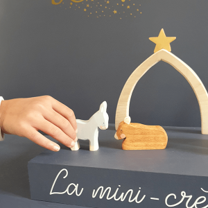 Pack mini âne & bœuf – crèche de Noël