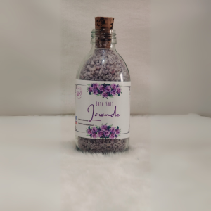 Sel de bain lavande