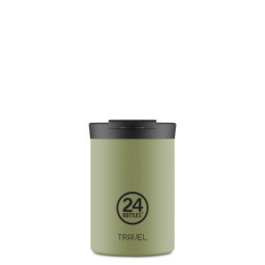 Tasse Isotherme 24 Bottles – Sage 350 ml, douceur naturelle et compacité