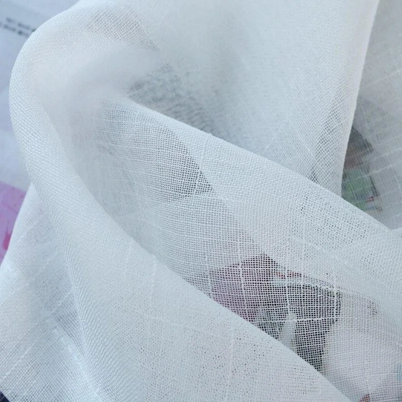 Voilage blanc chic pour salon – Image 6