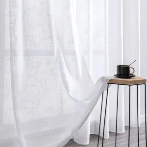 Voilage Coton Blanc